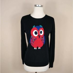 French Connection Owl Intarsia Sweater Long Sleeve